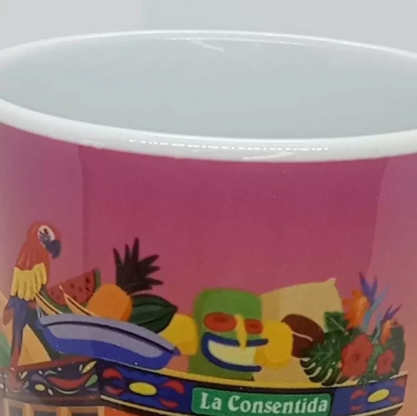 Mug Musical / taza "Colombiano(a) que se respete..." - Imagen 2