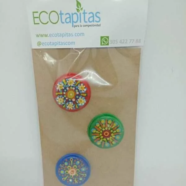 Regalos Colombianos - Imanes decorados a mano - ecoregalos