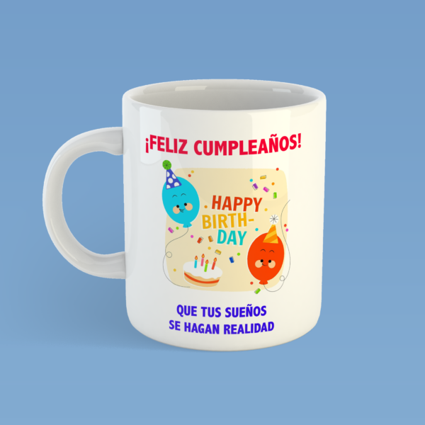 Regalos Colombianos - mugs sublimados - mug cumpleaños