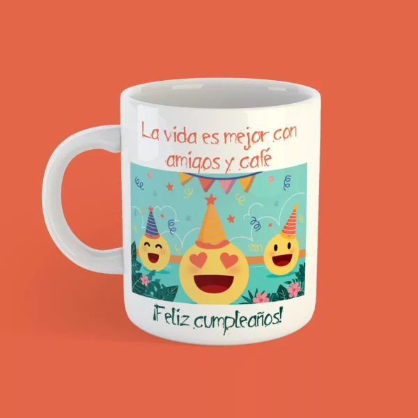 Regalos Colombianos - mugs sublimados - mug cumpleaños