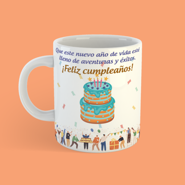 Regalos Colombianos - mugs sublimados - mug cumpleaños