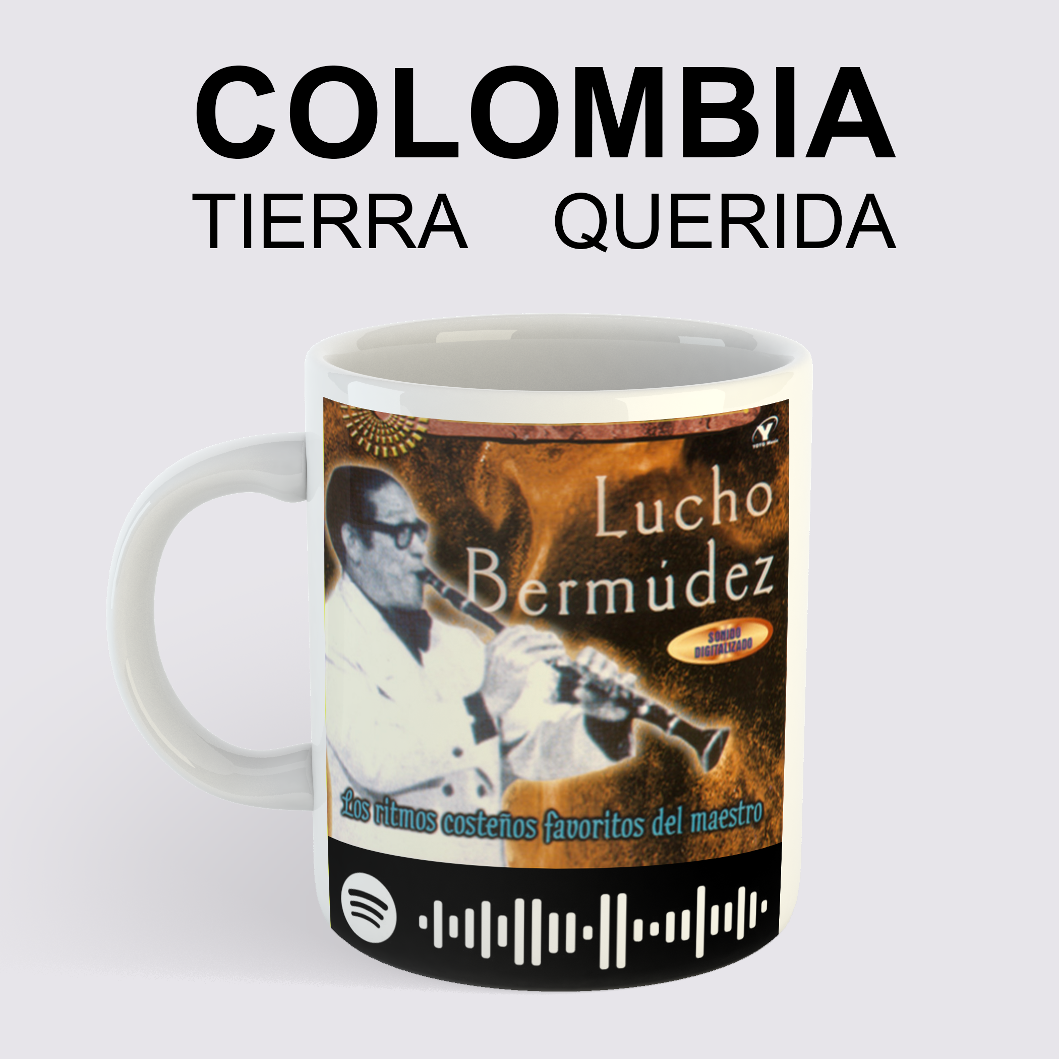 Regalos Colombianos Colombia, tierra querida Lucho-Bermúdez