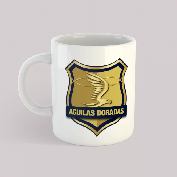 RegalosColombianos.com - Mug Equipos Fútbol - Aguilas Doradas