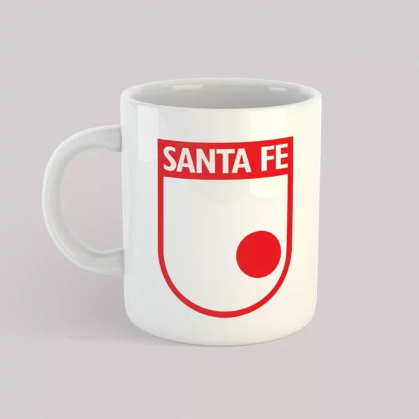 RegalosColombianos.com - Mug Equipos Fútbol - Santa Fe