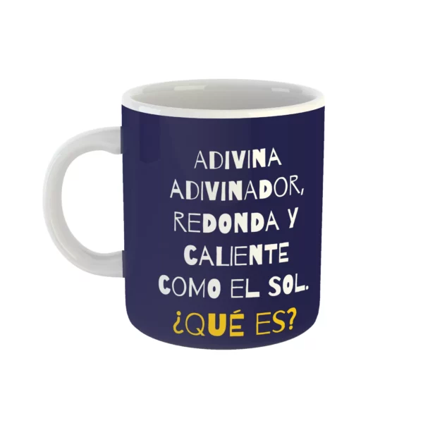 RegalosColombianos.com - Mug Adivinanzas - La Arepa