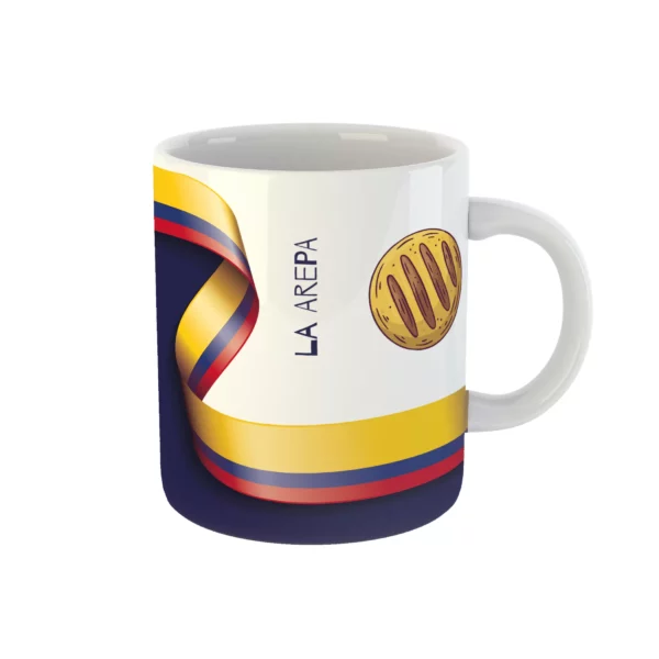 RegalosColombianos.com - Mug Adivinanzas - La Arepa