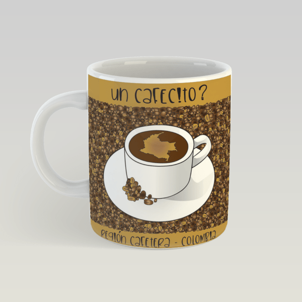 Regalos Colombianos - Mug cafetero - Un cafecito?