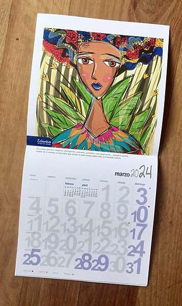 Regalos Colombianos - Calendario Ilustrado