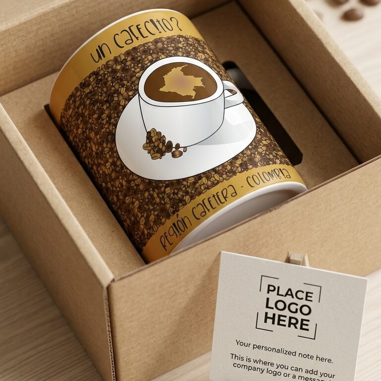 Mug “Un Cafecito” – Café de Colombia | Mug Personalizado con Caja y Tarjeta - Image 5